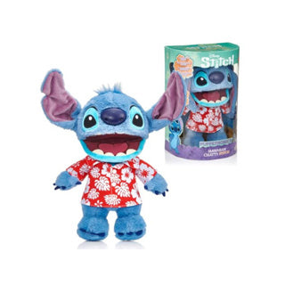Disney stitch hawaiian chatty stitch knuffel 30 cm + geluid