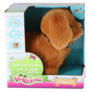 Pluchiez pluche hondje loop en blaf hondje assorti | 2 stuks