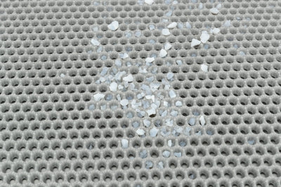 Trixie kattenbak uitloopmat eva grijs