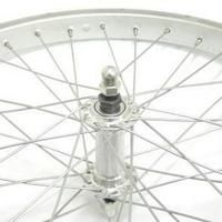Voorwiel 20x1,75 aluminium velg