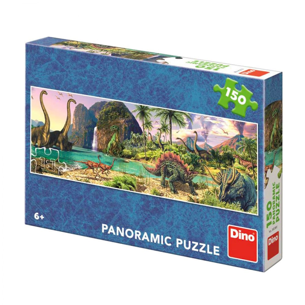 Dinotoys dinosaurus panoramapuzzel 150 stukjes
