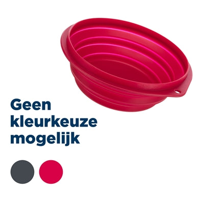 Trixie voerbak drinkbak reis siliconen assorti