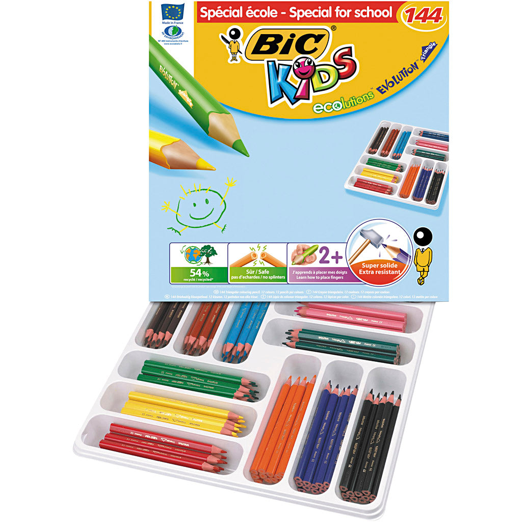 Bic kids ecolutions evolutiedriehoek, 144st.