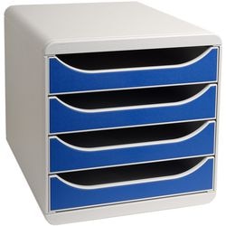Ladenkastje big box multiform 310003d a4 27,8x34,7x26,7cm lichtgrijs blauw