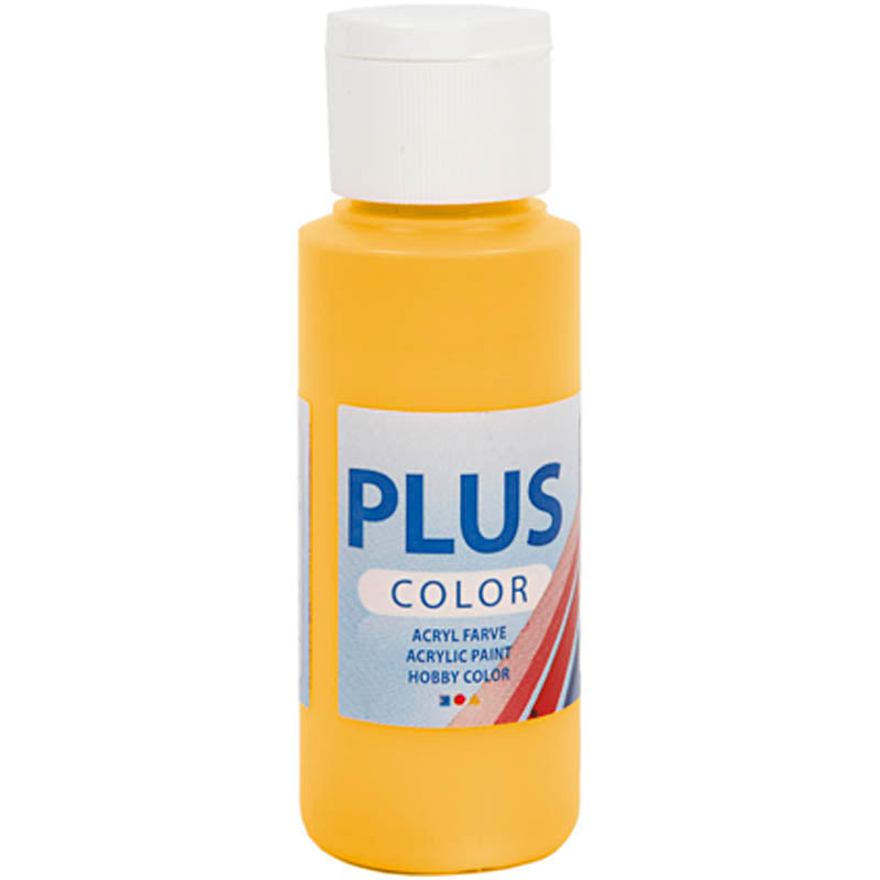 Creativ company plus color acrylverf, gele zon, 60ml