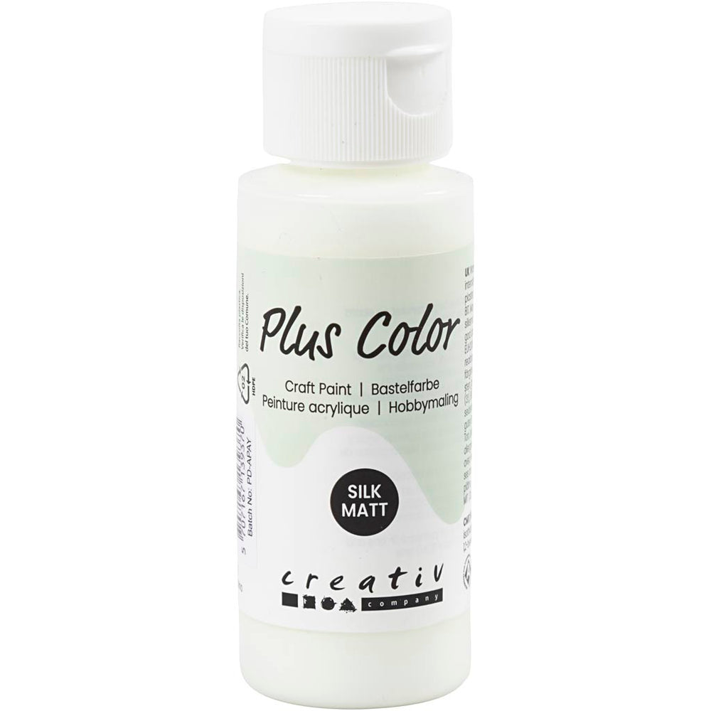 Plus Color Acrylverf Gebroken wit, 60ml