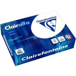 Kopieerpapier clairefontaine clairalfa wit