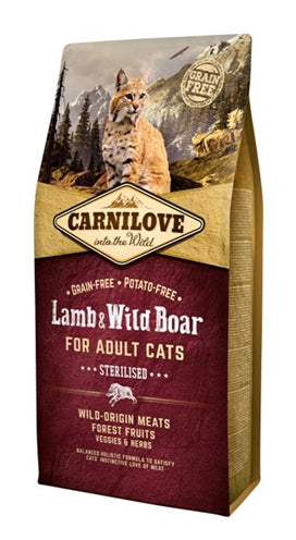 Carnilove lam wild zwijn gesteriliseerd