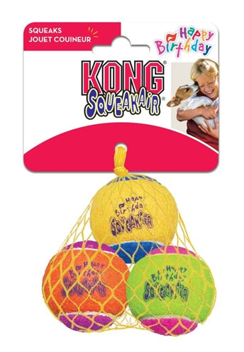 Kong squeakair verjaardagsballen