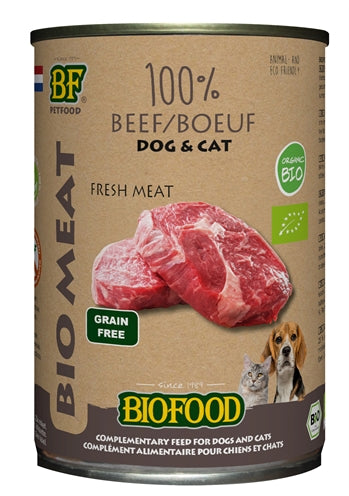 Biofood Biologische hond 100% rundblik