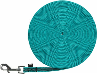 Trixie hondenriem slaaplijn met rubber turquoise