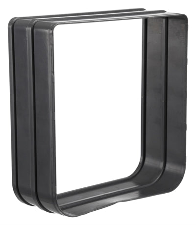 Trixie tunnelstuk voor 4-weg kattenluik 20x22 cm zwart