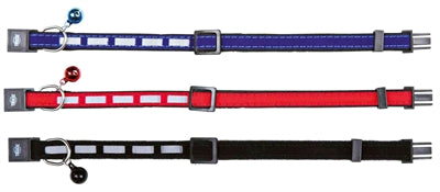 Trixie Halsband kat veiliger leven fluweel reflecterend assorti