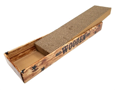 Croci Krabplank woondecoratie noce houtprint bruin