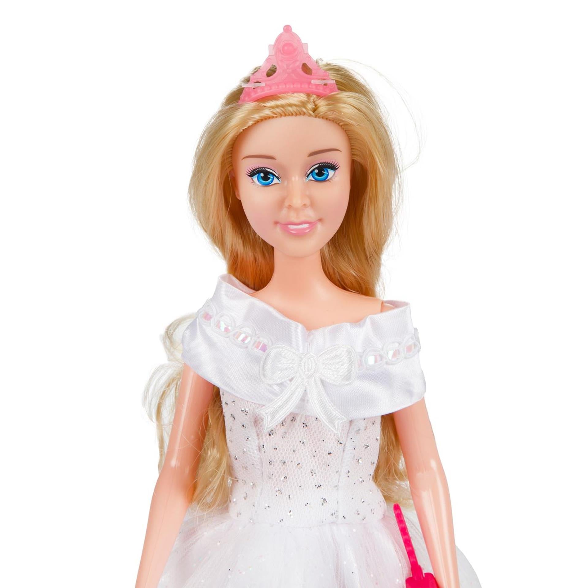 Lauren tienerpop bruid met accessoires