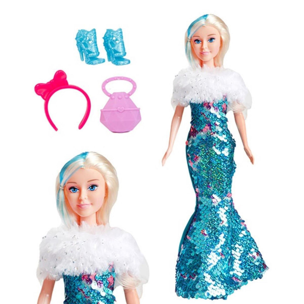 Toi-toys toi toys lauren tienerpop gala met pailleten omkeerbaar