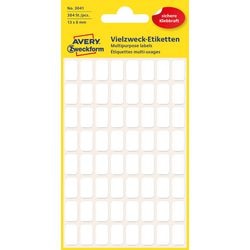 Etiketten avery zweckform 13x8mm wit
