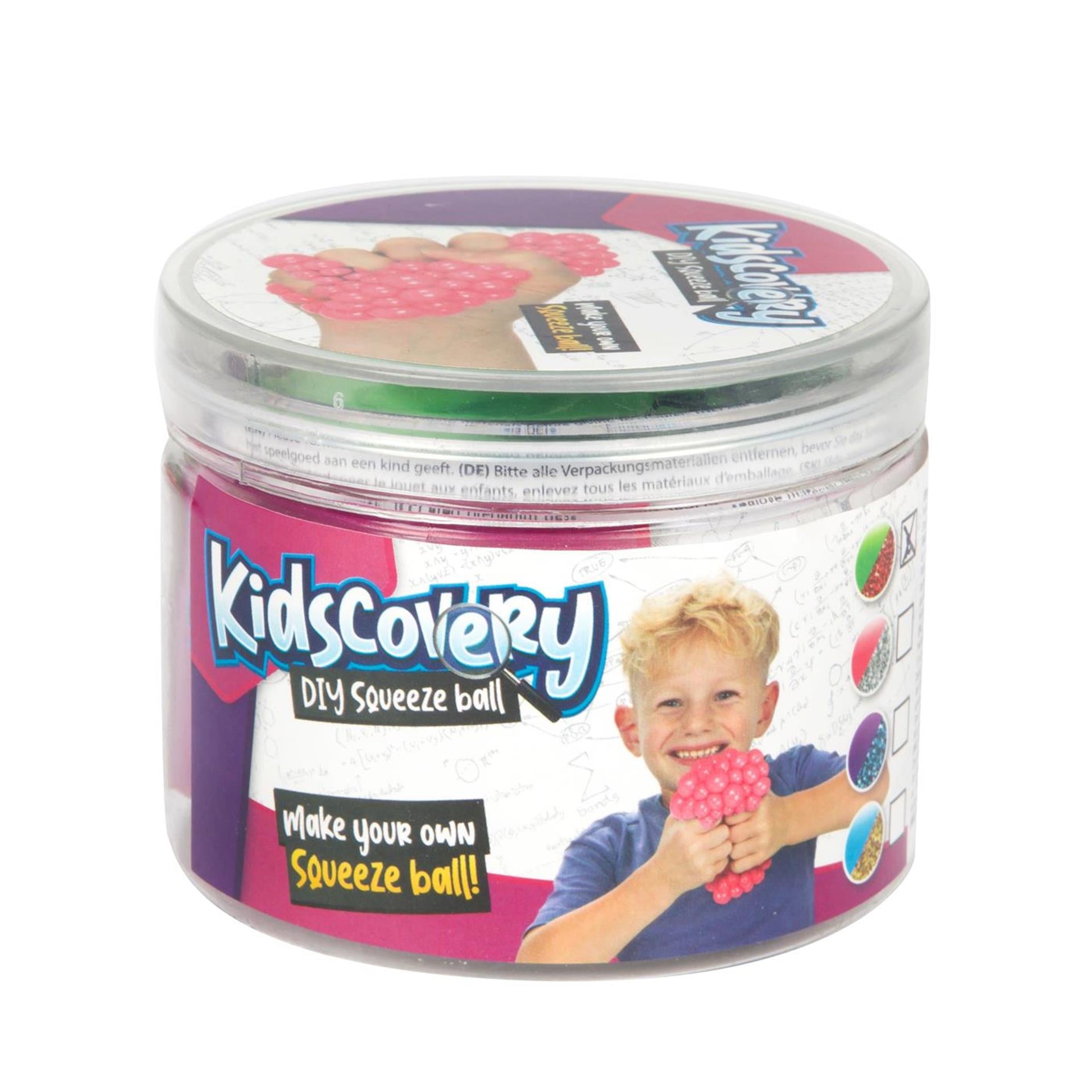 Toi-toys kinderhoes maak een knijpbal in een net 4 assorti