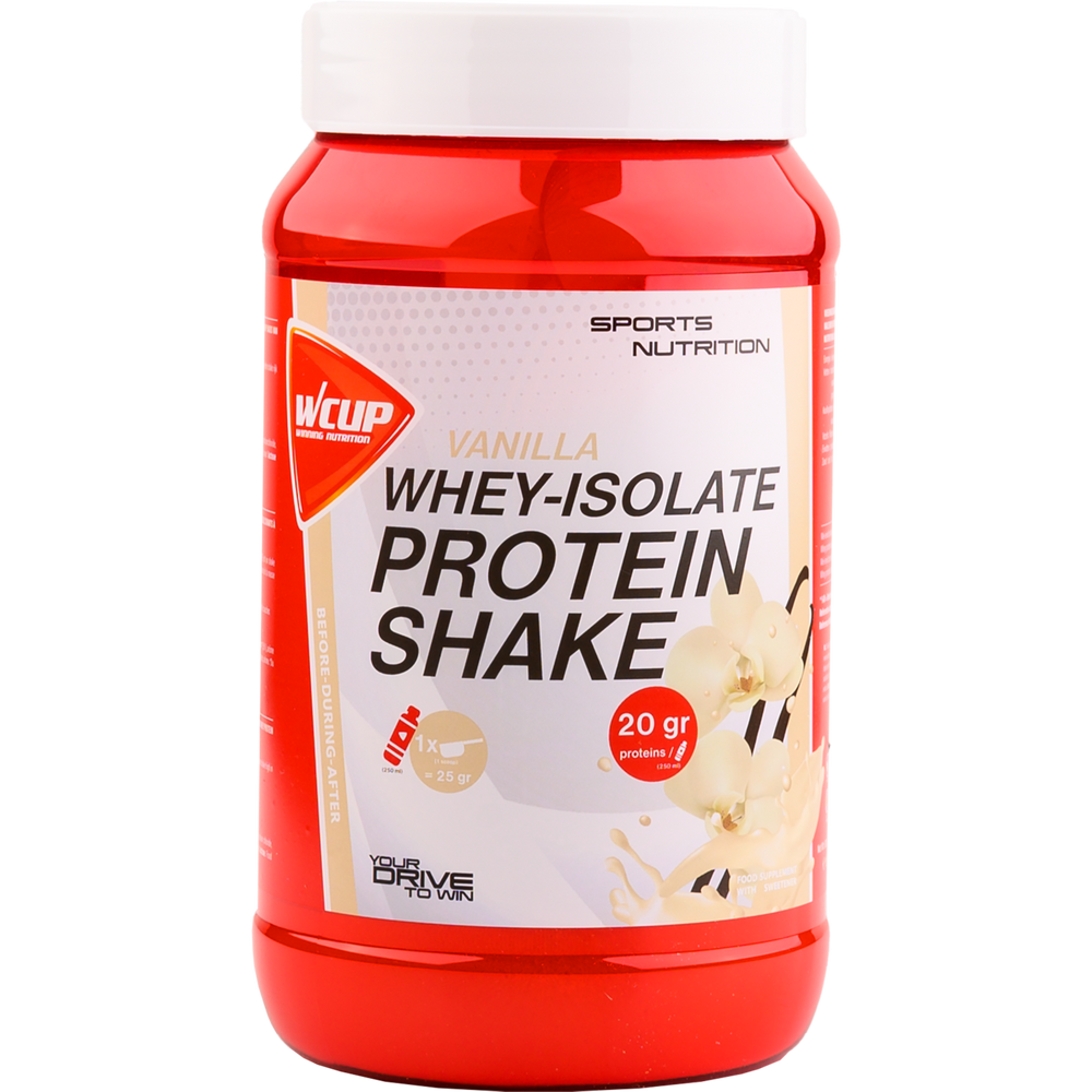Wcup - whey isolaat proteïne shake vanille 600 gram