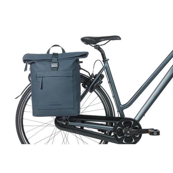 Basil b.v. tas basil brooklyn enkel blauw | mik hooks | 17l