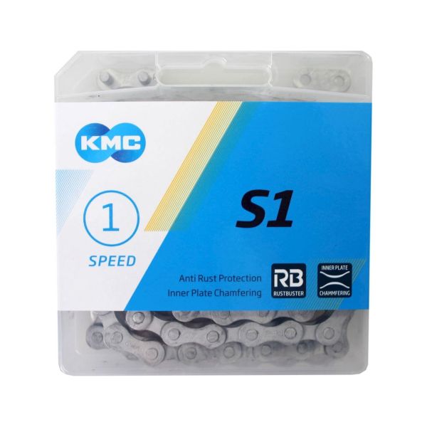 KMC City Bike Fixed Gear Chain 112 links silver