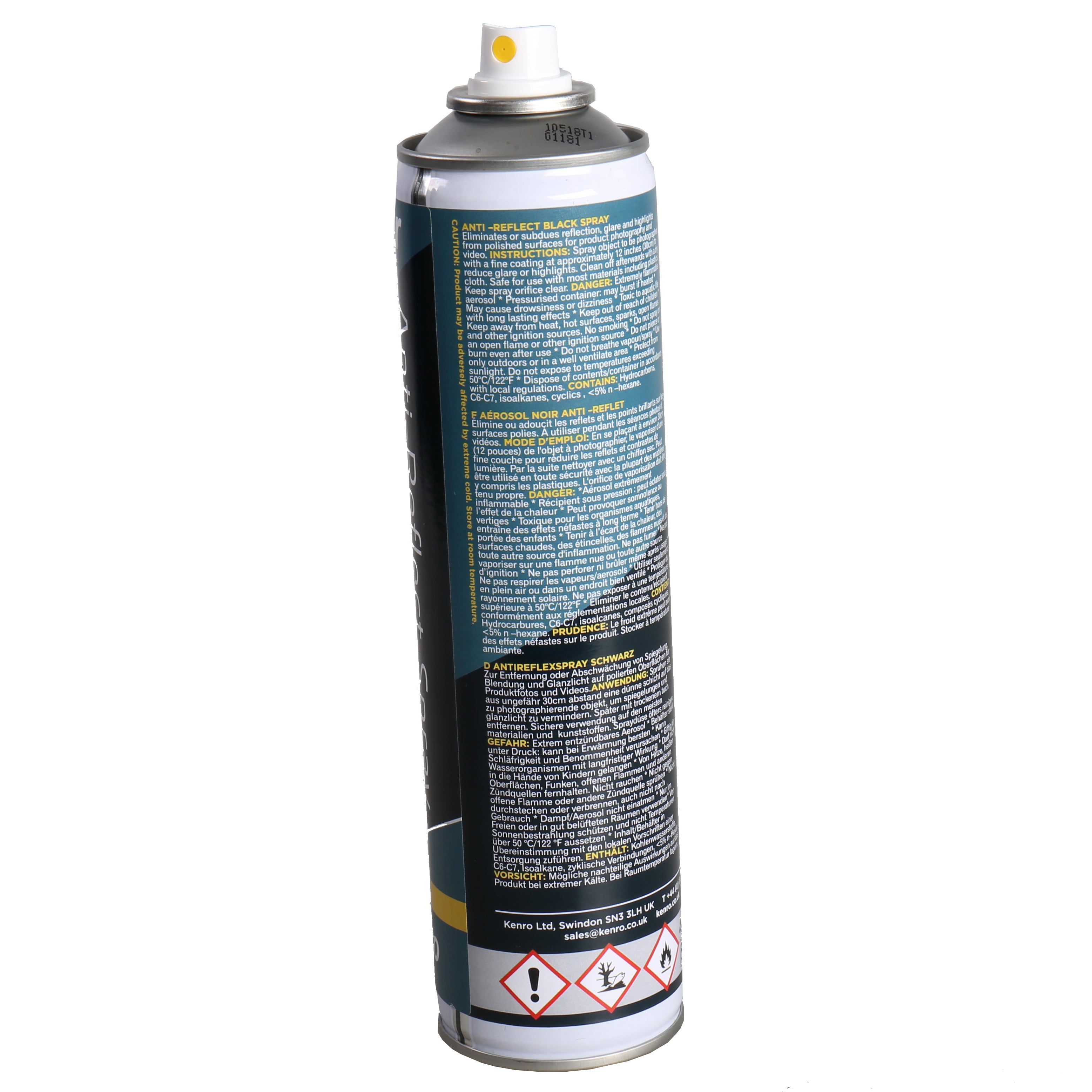 Kenro Anti Reflectie Spuitmat voor Zwarte Ondergrond