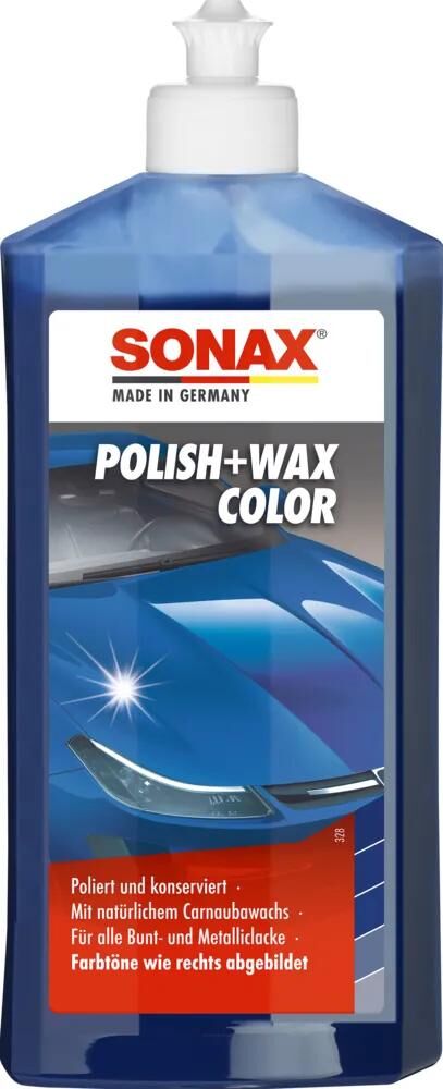 Sonax autopolitur polish wax color nanopro color polish + wax blue