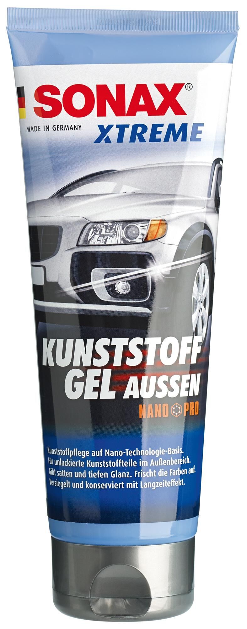 Sonax kunststof onderhoudsmiddel xtreme kunststoffgel außen nanopro xtreme plastic gel outside nano pro