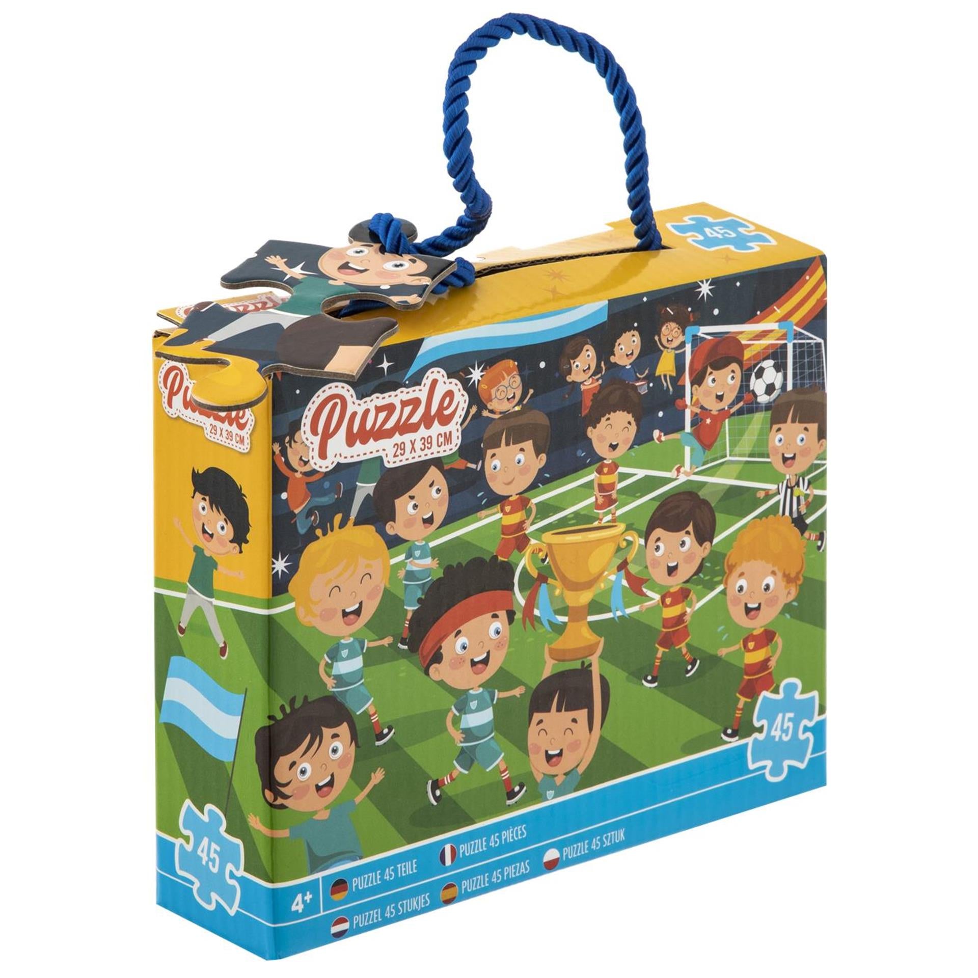 Creatieve knutselgroep beenpuzzel dinosaurus, 45st.