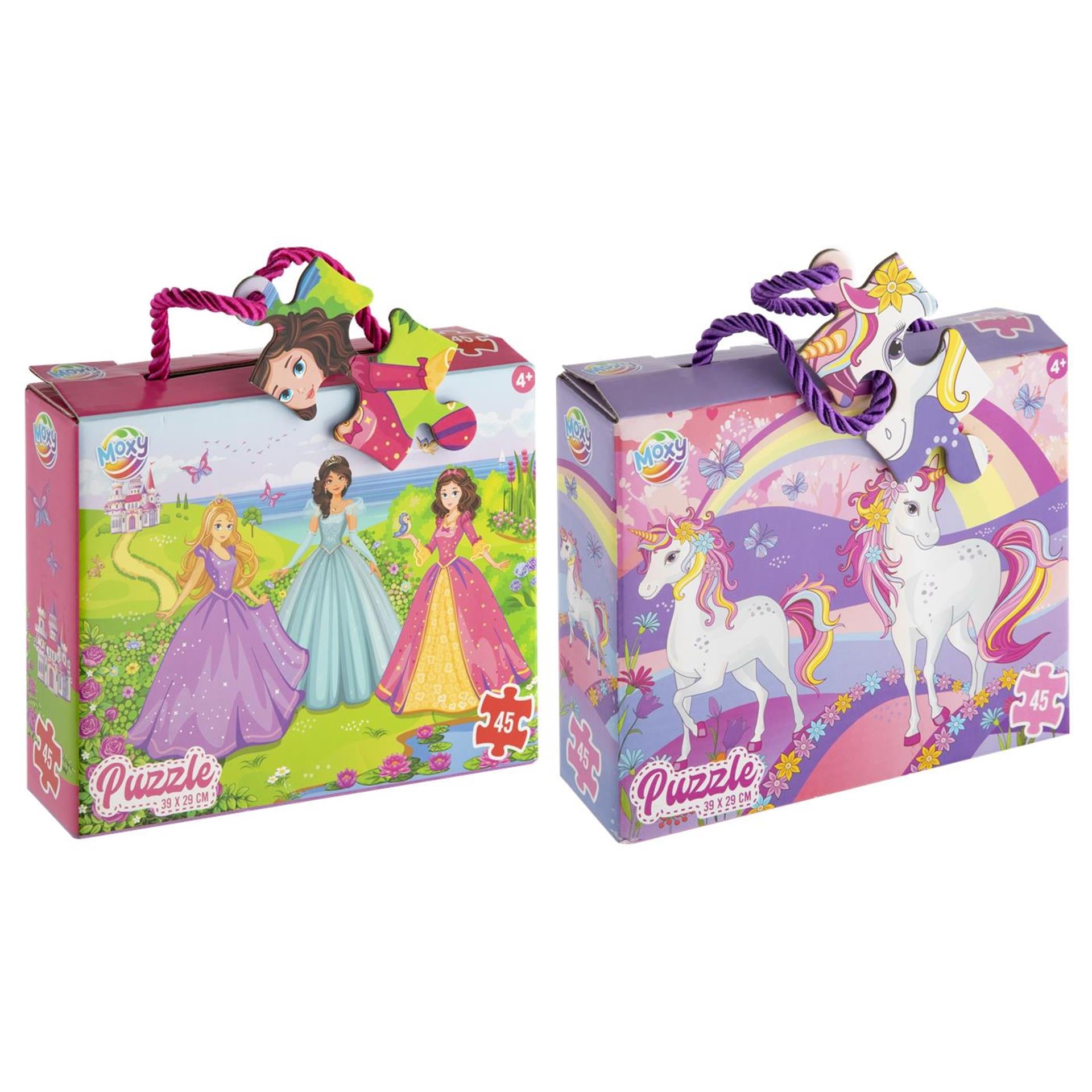 Creatieve knutselgroep legpuzzel prinses, 45st.