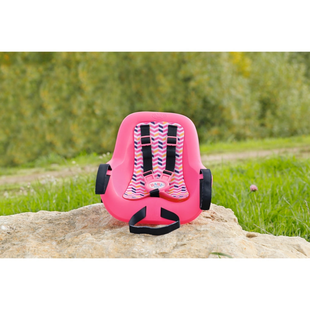 Baby born fietsstoeltje roze