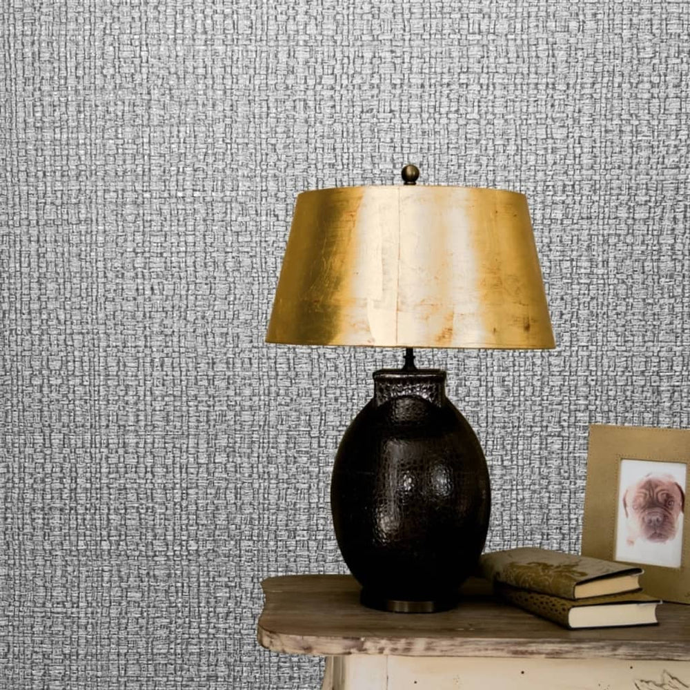 Noordwand behang vintage deluxe cursus stoflook grijs