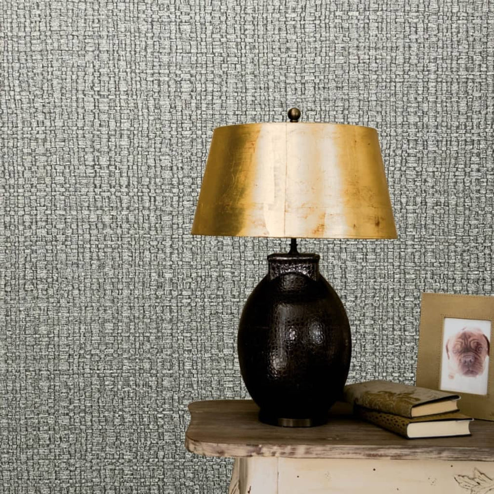 Noordwand behang vintage deluxe cursus stoflook groen