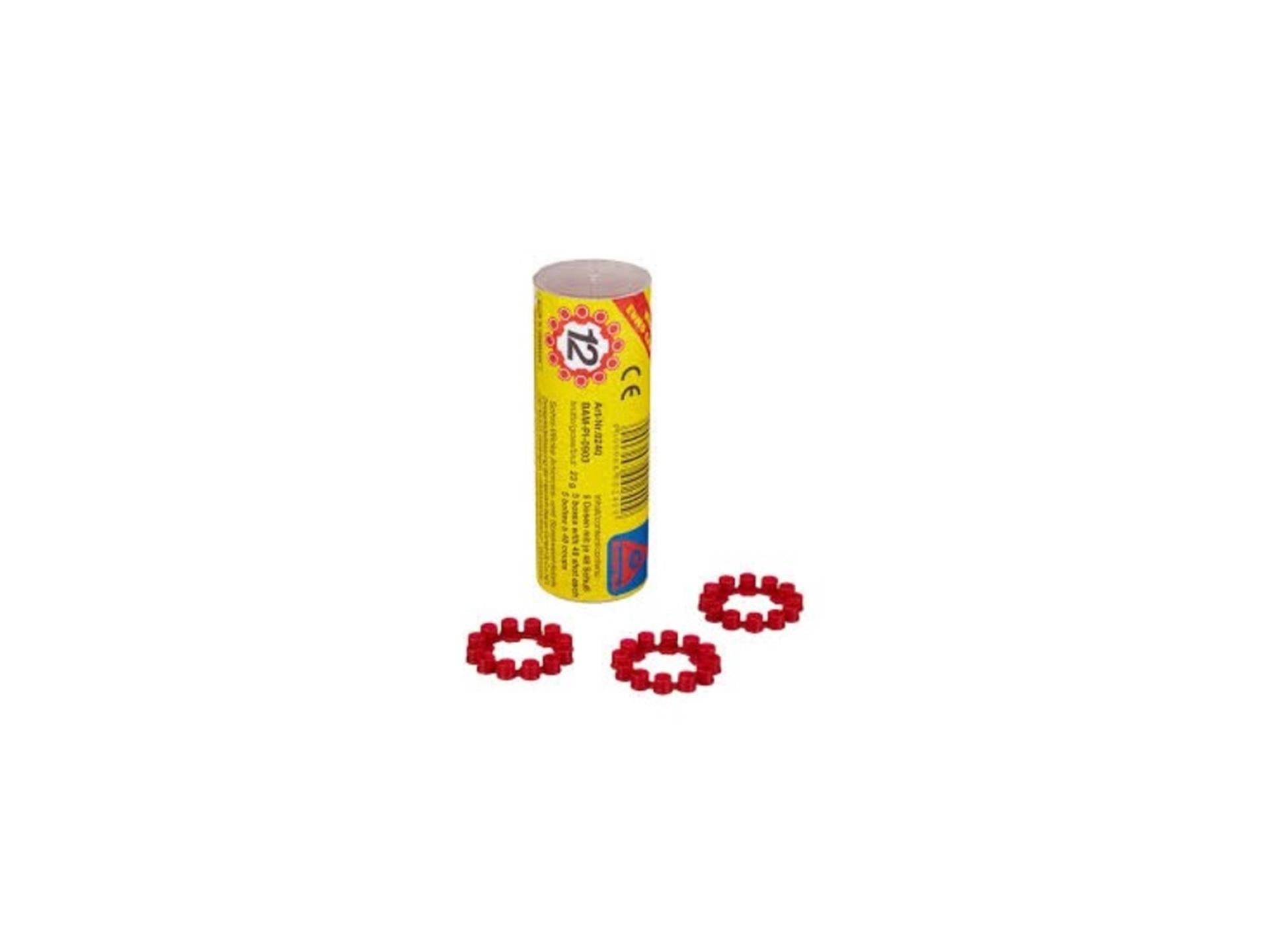 Johntoy Wicke Amorces 12-shot 10-roll Round Cap Gun Refills for Toy Pistol