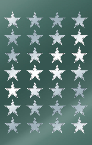 Avery av-52811 etiket z-design kerstpakket a 2 vel zilveren sterren