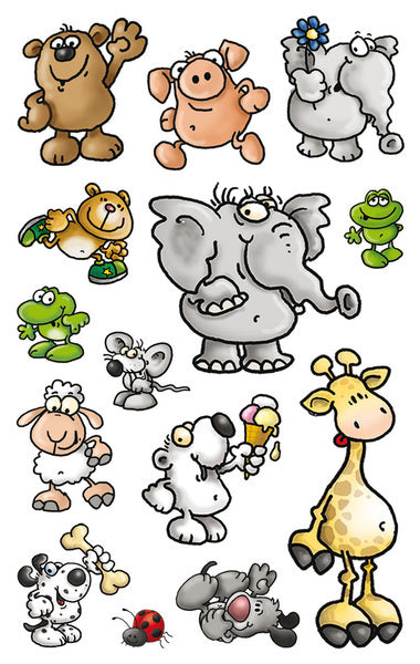 Avery av-53193 papieretiket z-design kids pakje a 3 vel dieren