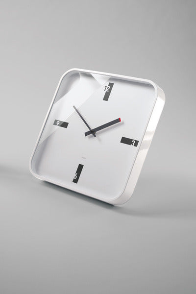 Sigel si-wu122 wandklok artetempus mezo wit met quartz uurwerk