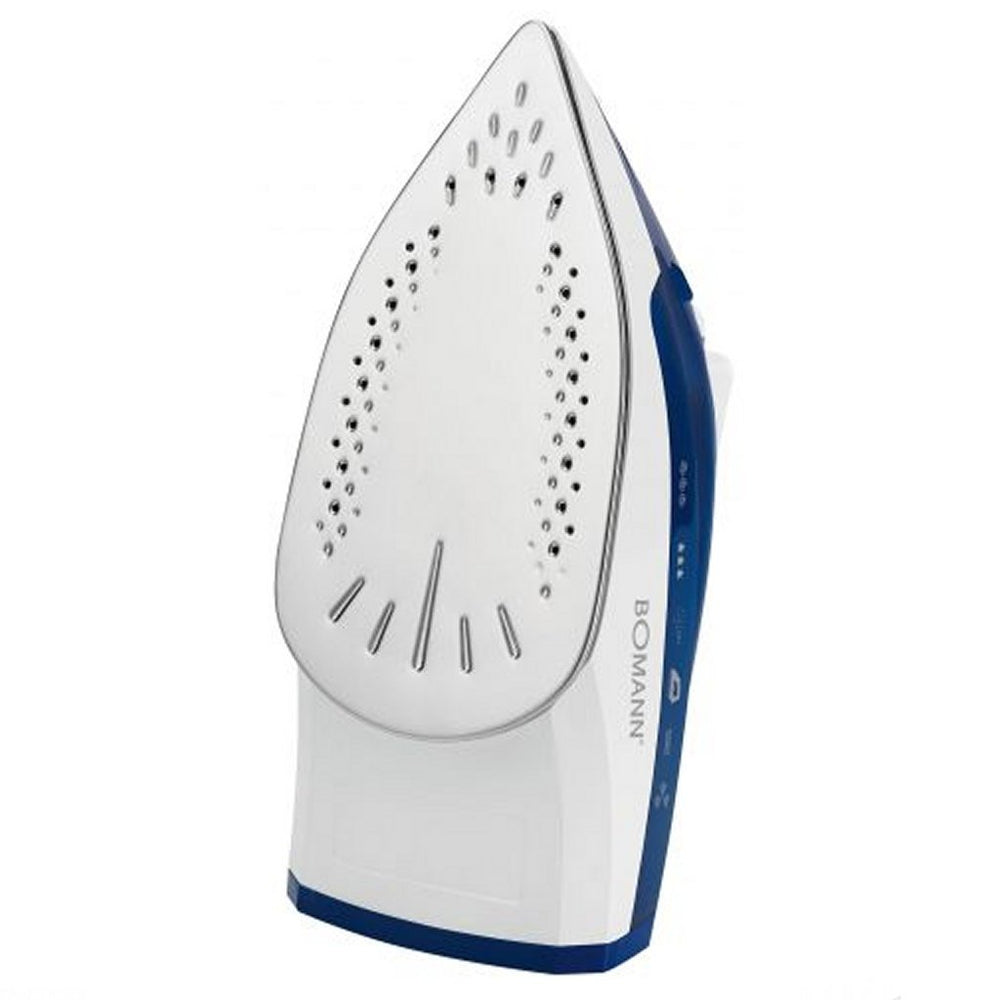 Bomann db 6004 cb stoomstrijkijzer 2200w 250ml blauw wit