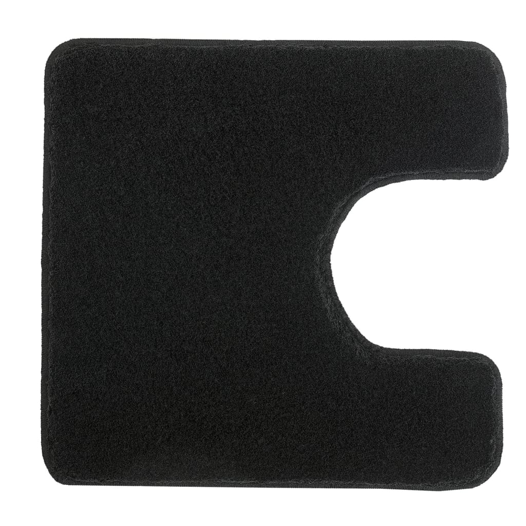 Kleine wolke toiletmat relax 55x55 cm zwart