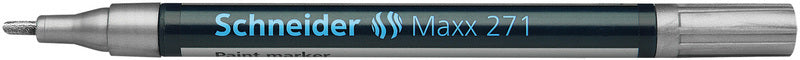 Schneider lakmarker maxx 271 1-2mm zilver 10 stuks