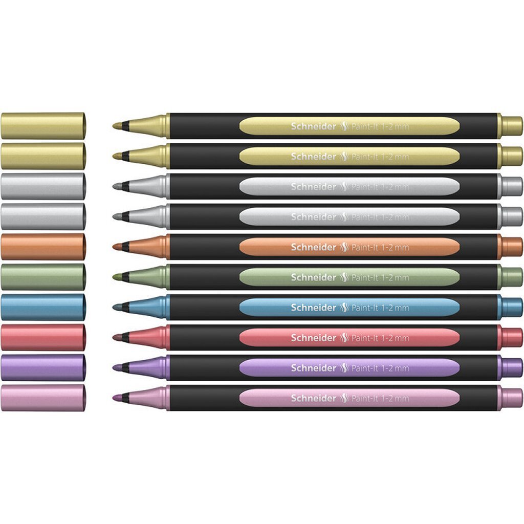 Schneider s-ml02011503 metallic liner paint-it 020 1-2mm 10 stuks