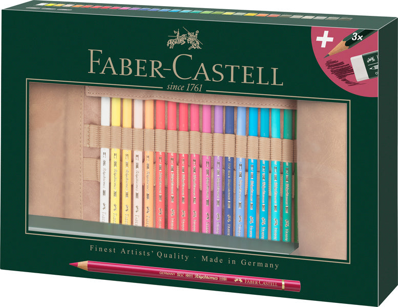 Faber castell fc-110030 roltui faber-castell polychromos potloden 30 stuks