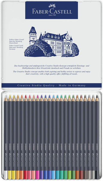 Faber-castell faber castell fc-114724 kleurpotlood goldfaber etui à 24 stuks