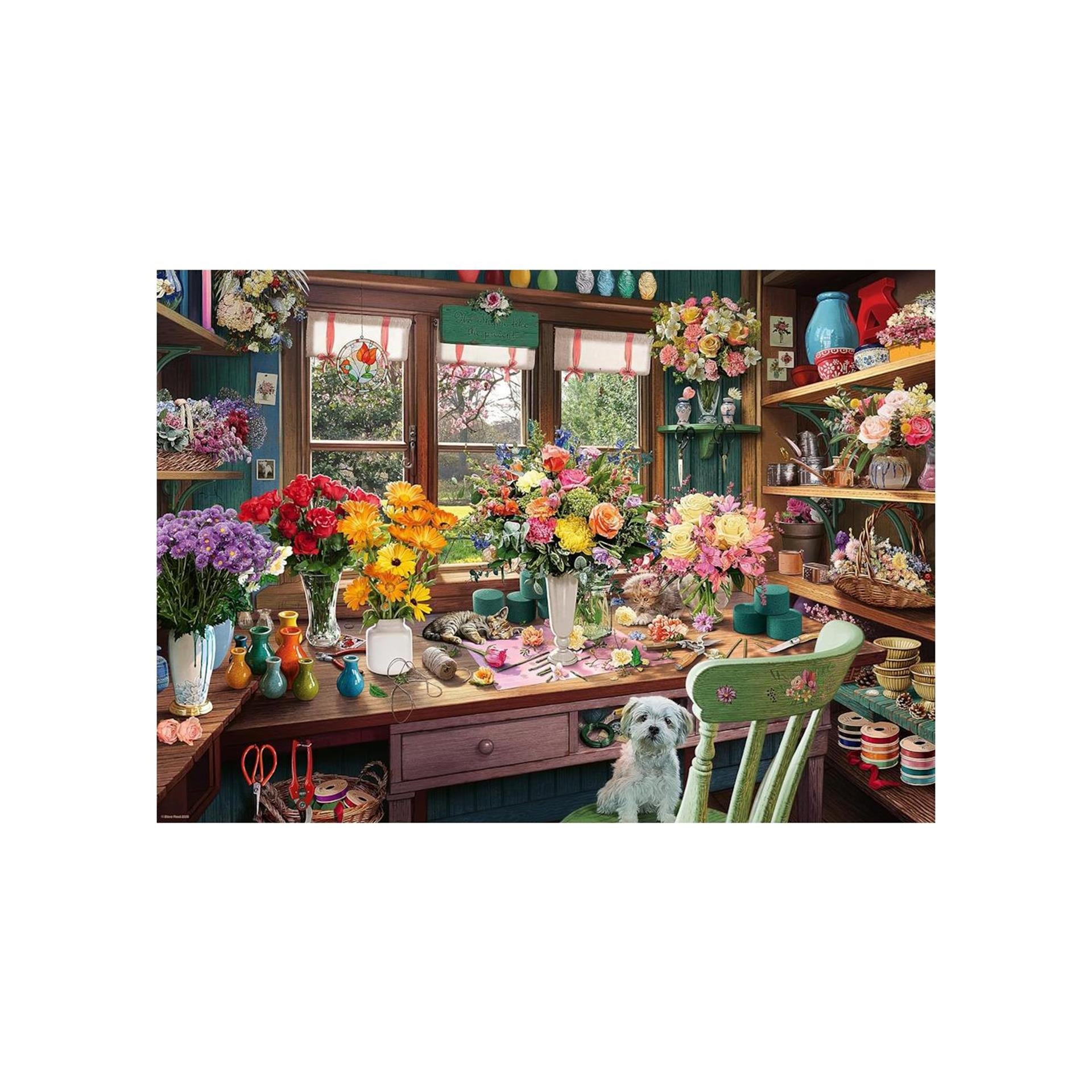 Ravensburger puzzel bloemschikker 1000p