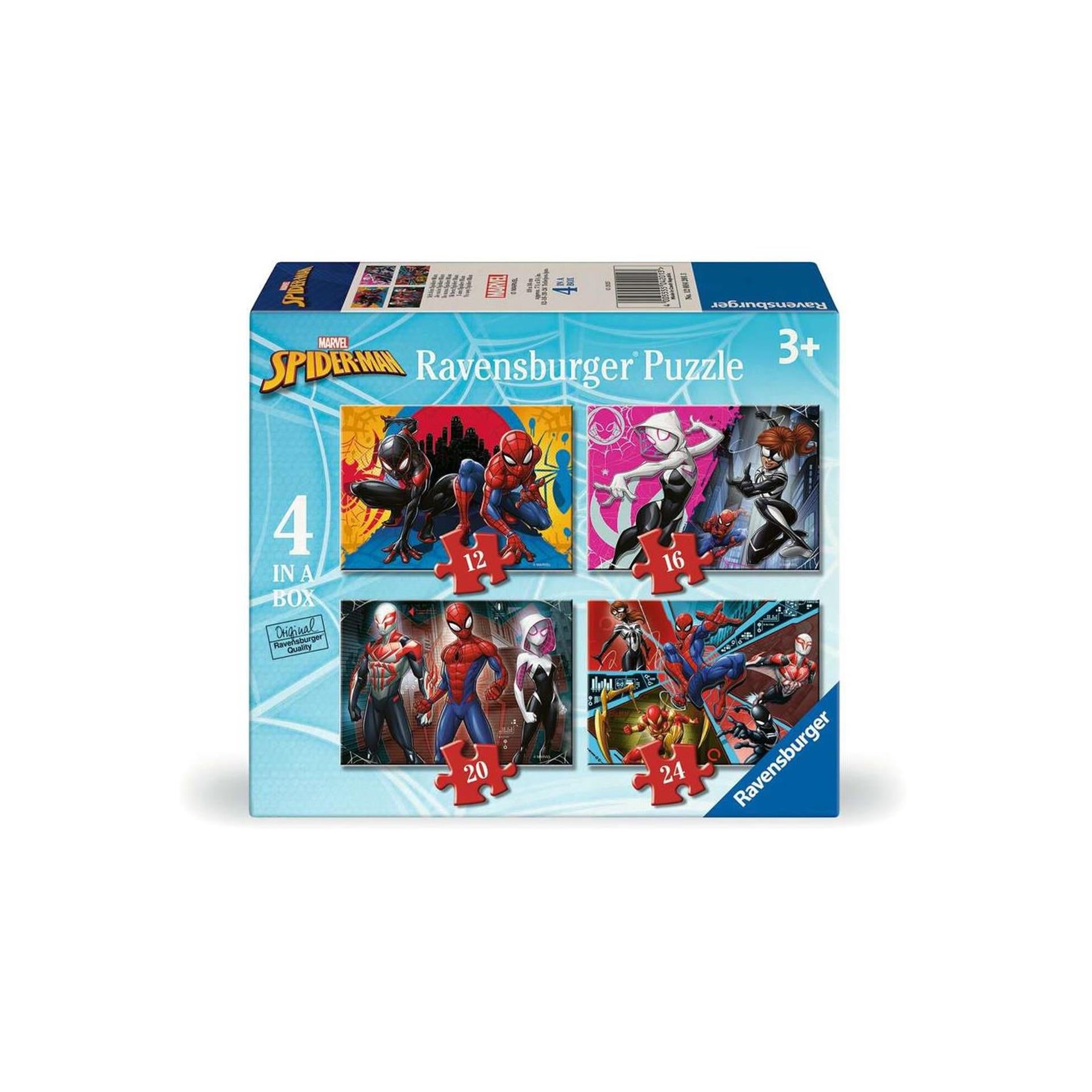 Ravensburger legpuzzel spiderman - 4 puzzels