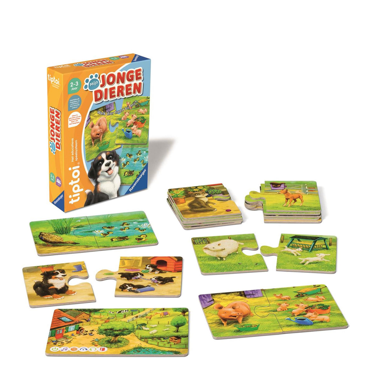 Ravensburger tiptoi mijn jonge dieren - interactief spel voor 1-4 jaar -