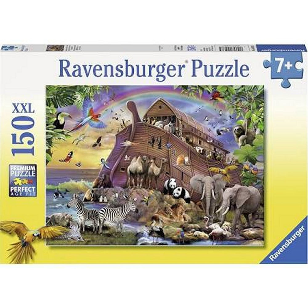 Ravensburger XXL Jigsaw Puzzle 150 Pieces, On Our Way with Noah's Ark, Age: 7+ Dimensions: 49x36 cm