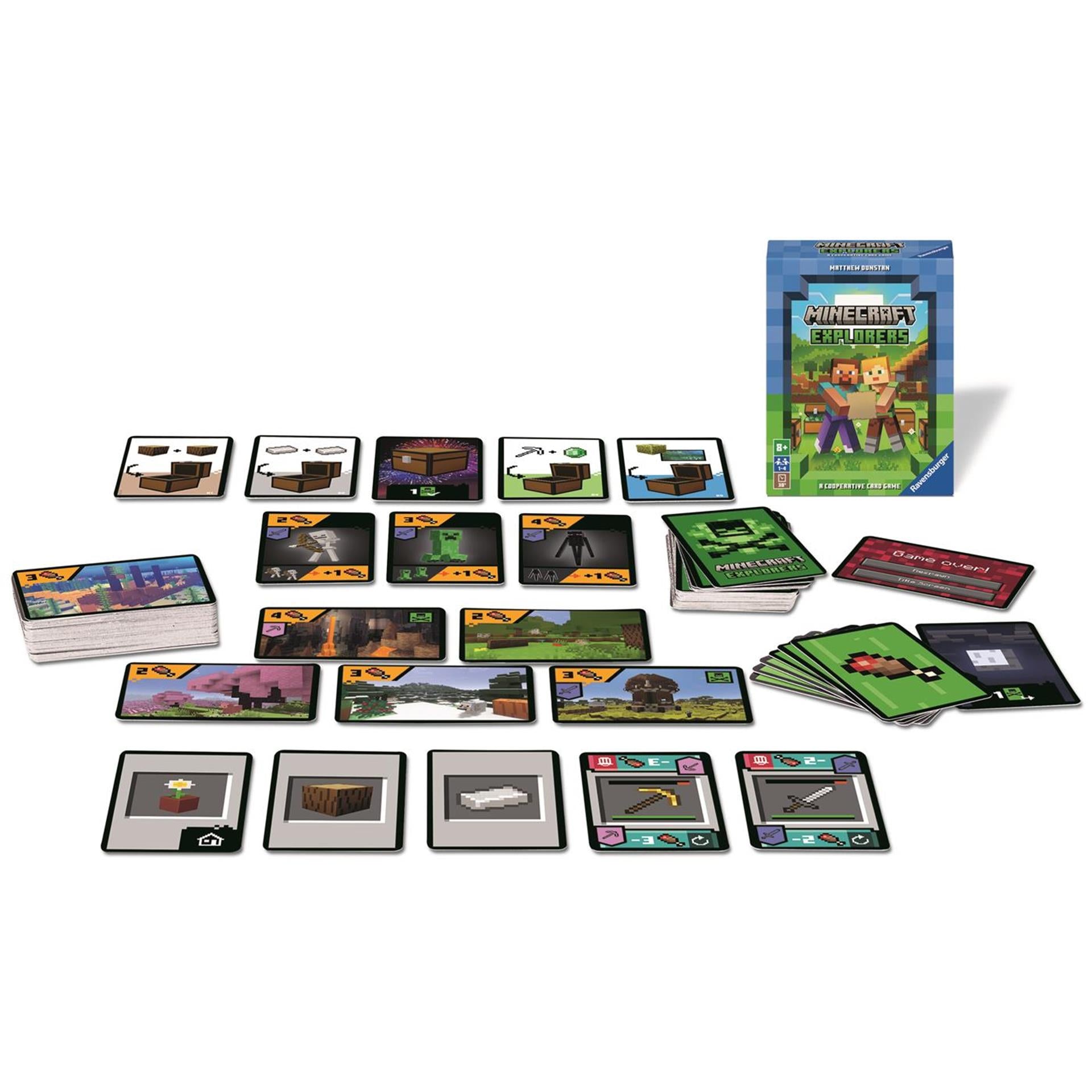 Ravensburger minecraft explorers kaartspel
