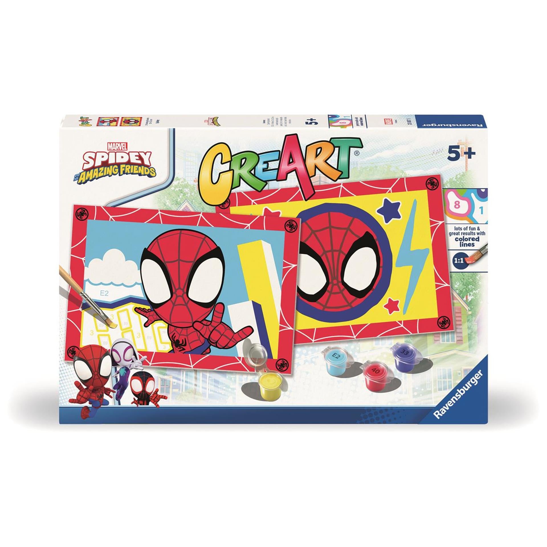 Ravensburger creart schilderen op nummer - jonge spidey