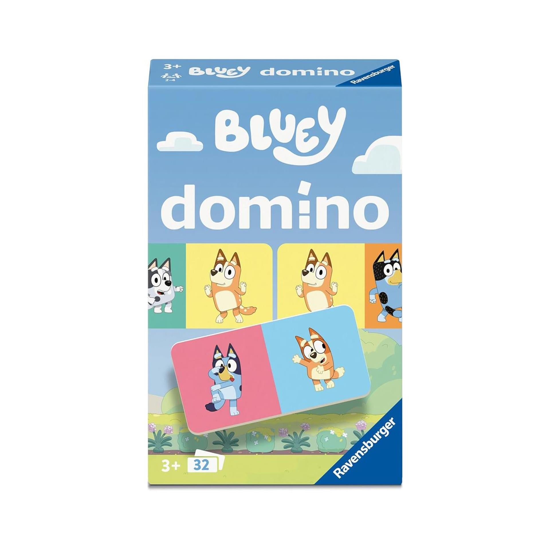 Ravensburger – bluey domino – pocketspel – vanaf 3 jaar